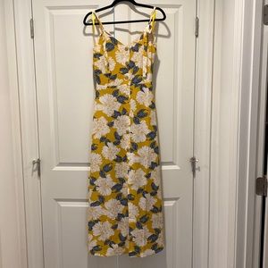Monteau Small Yellow Floral dress